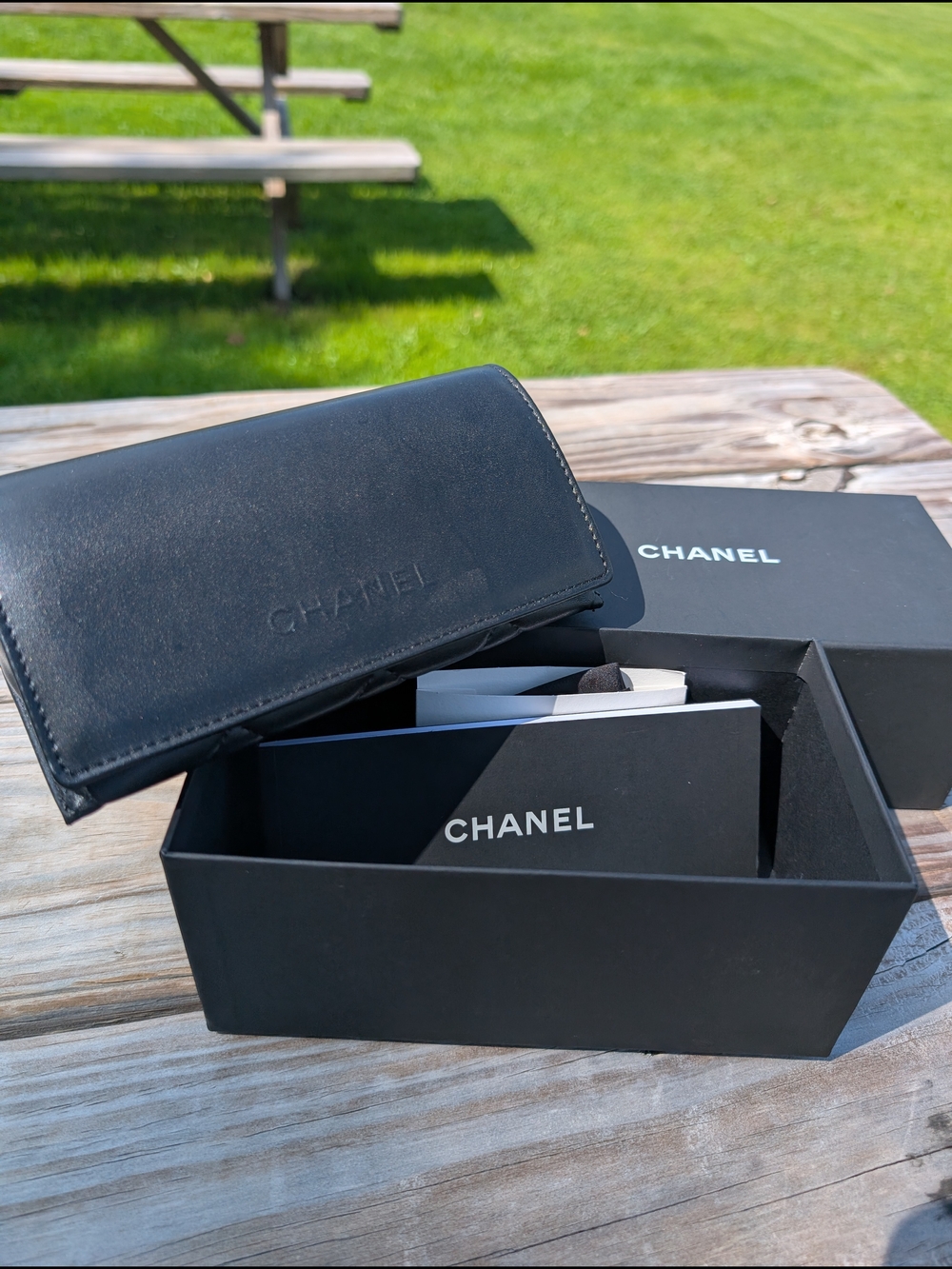 Chanel Black Hexagon Oversized Sunglasses - Picture 12 of 14